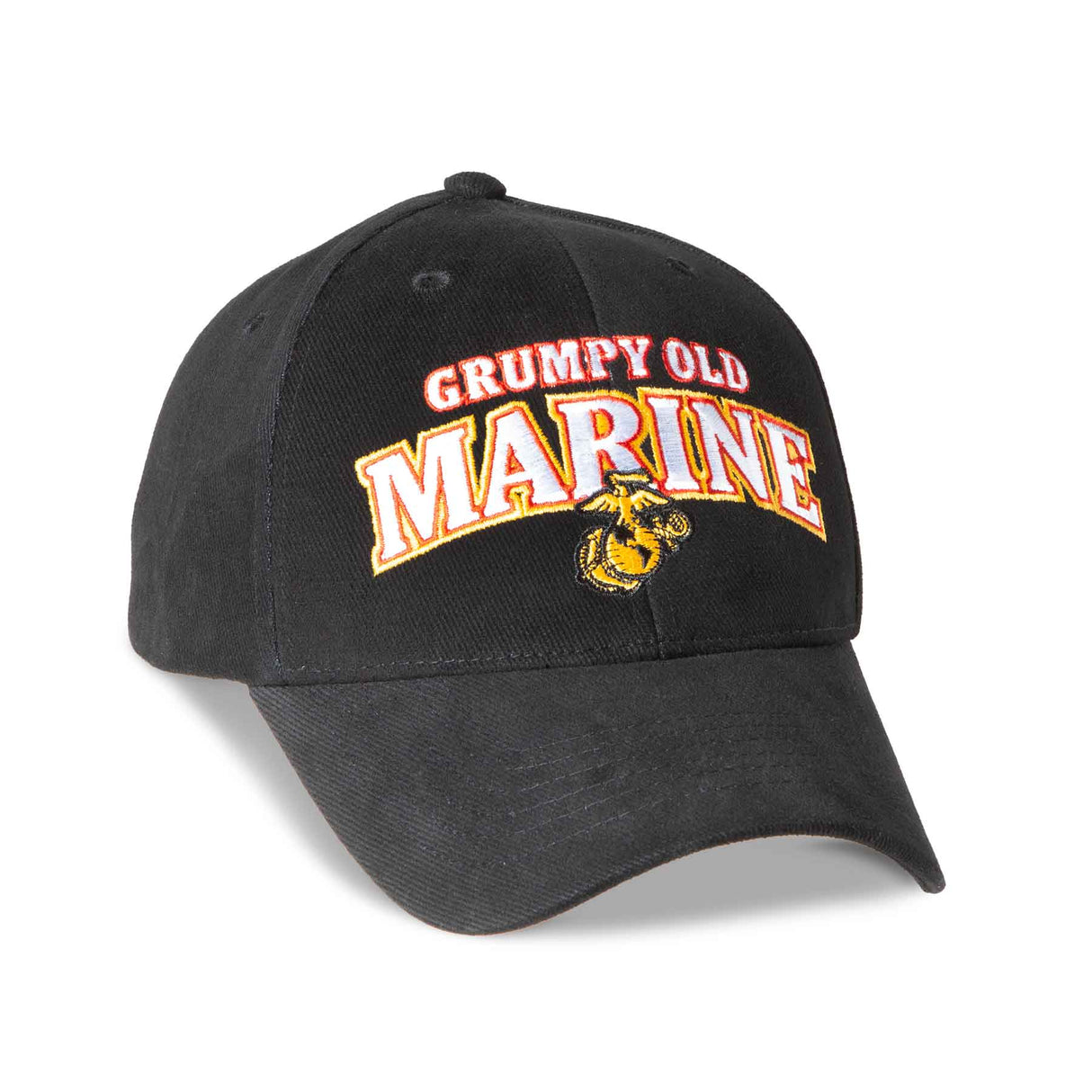 Grumpy Old Marine Choose Your Rank/Logo Hat- Black - SGT GRIT