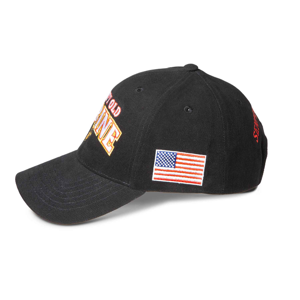 Grumpy Old Marine Choose Your Rank/Logo Hat- Black - SGT GRIT