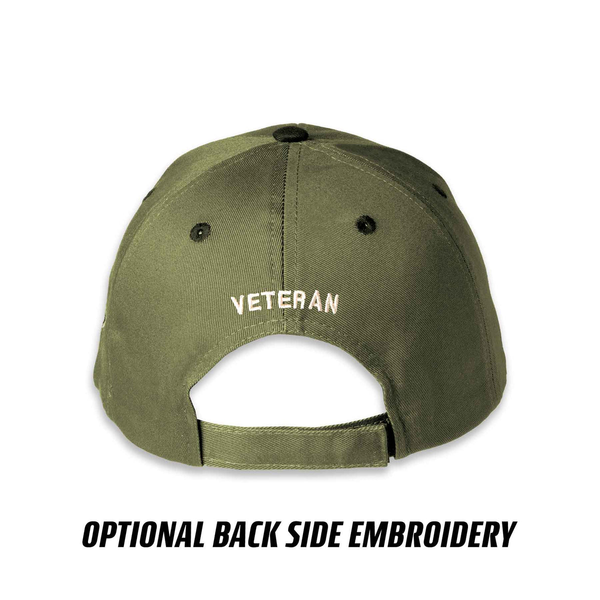 MCRD Parris Island Choose Your Rank/Logo Hat in OD Green - SGT GRIT