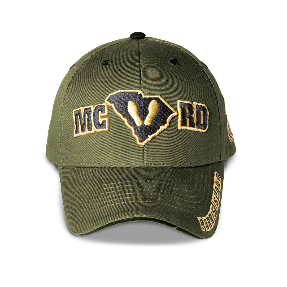 MCRD Parris Island Choose Your Rank/Logo Hat in OD Green - SGT GRIT