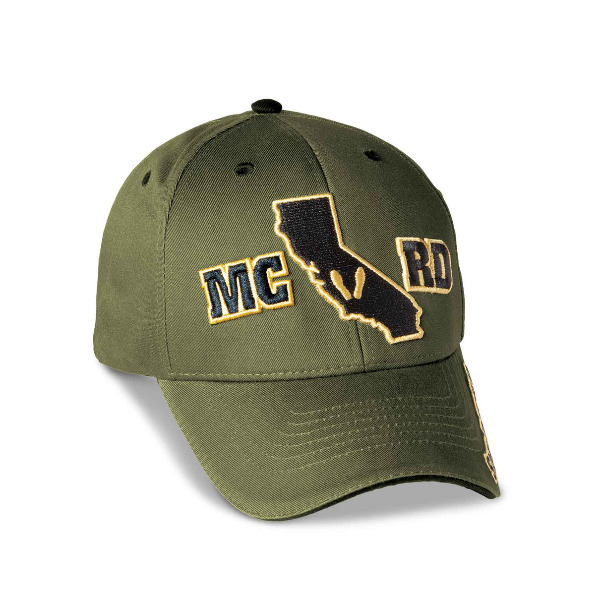 MCRD San Diego Choose Your Rank/Logo Hat in OD Green - SGT GRIT