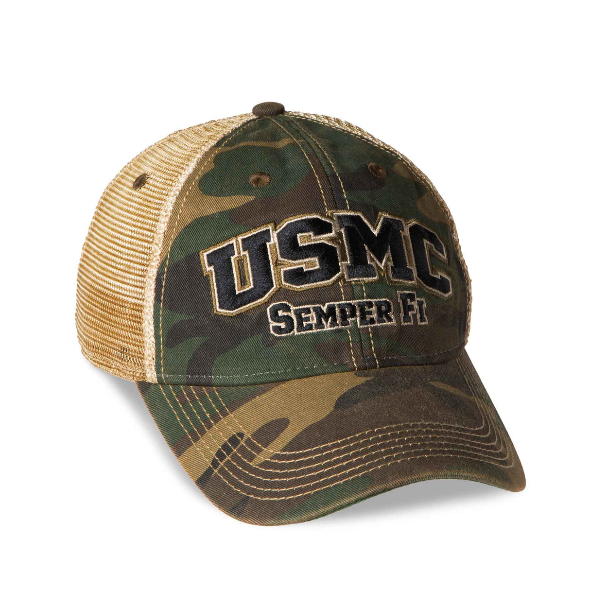 USMC Semper Fi Camo Mesh Back Hat - SGT GRIT