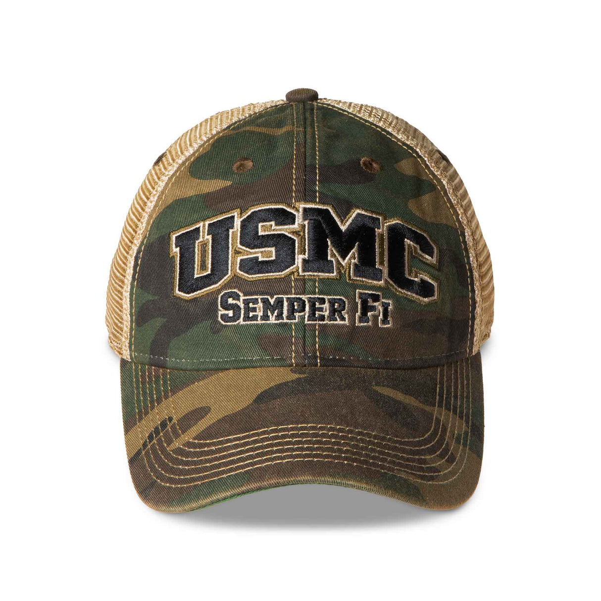 USMC Semper Fi Camo Mesh Back Hat - SGT GRIT