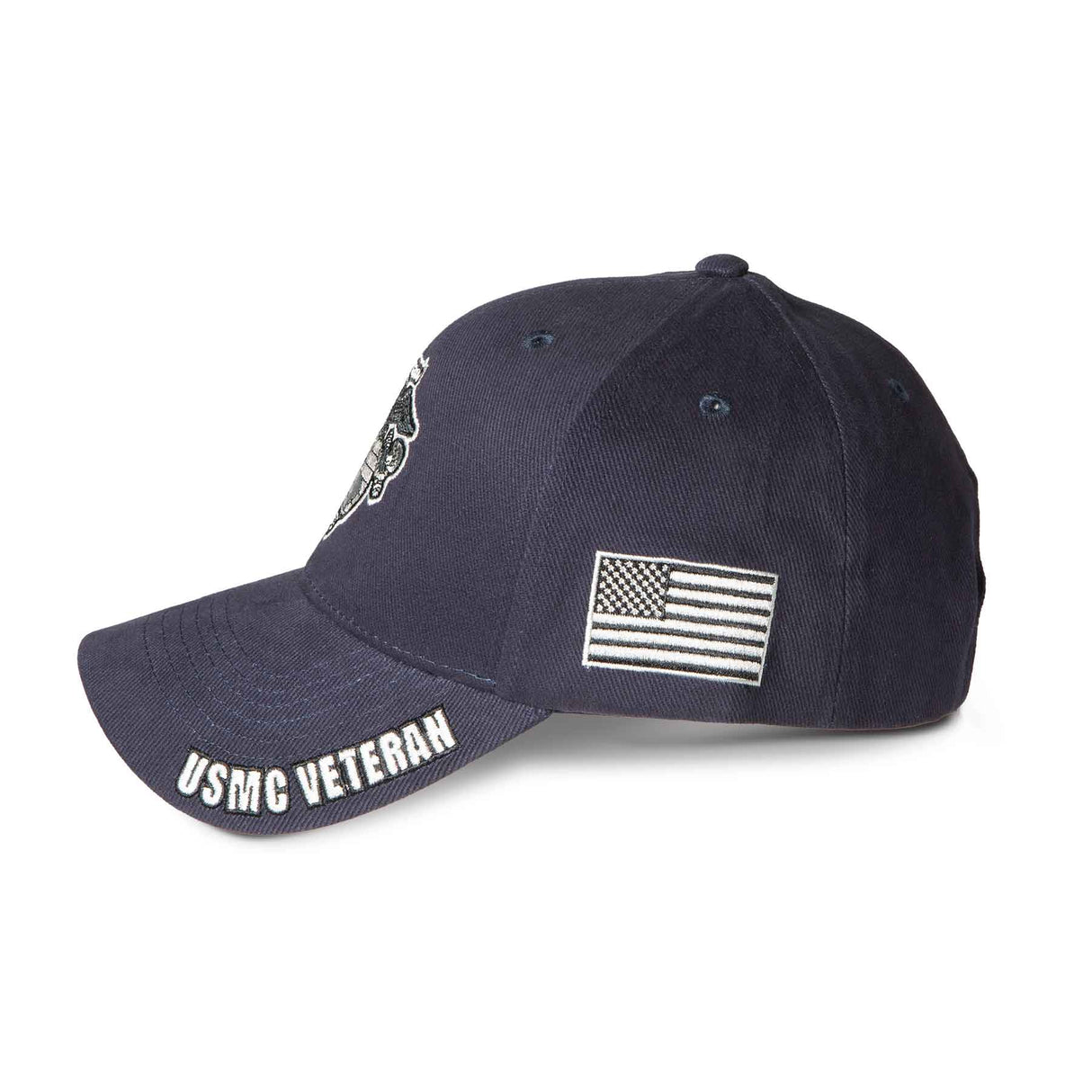 USMC Veteran Choose Your Rank Hat - Navy - SGT GRIT