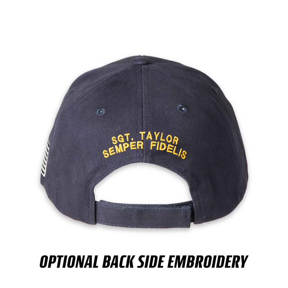 USMC Veteran Choose Your Rank Hat - Navy - SGT GRIT