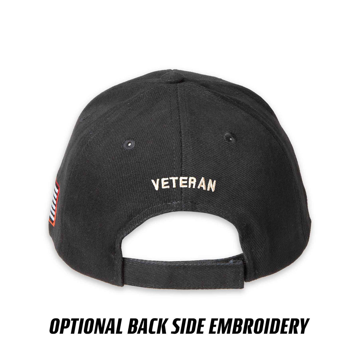 USMC Veteran Choose Your Rank Hat - Black - SGT GRIT