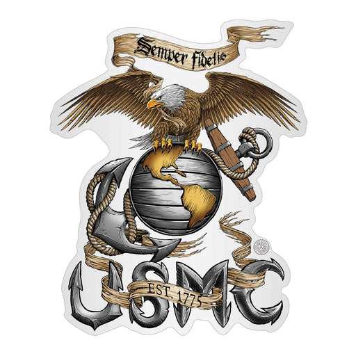 USMC Semper Fi EGA Reflective Decal - SGT GRIT