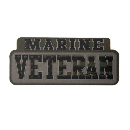 Marine Veteran OD Green Flag Decal - SGT GRIT