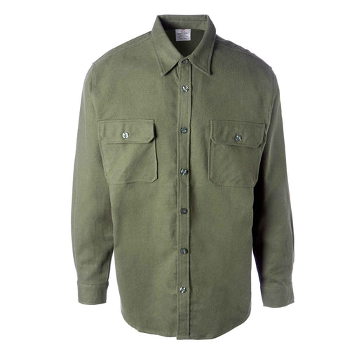 Extra Heavyweight Flannel Shirt- OD Green - SGT GRIT