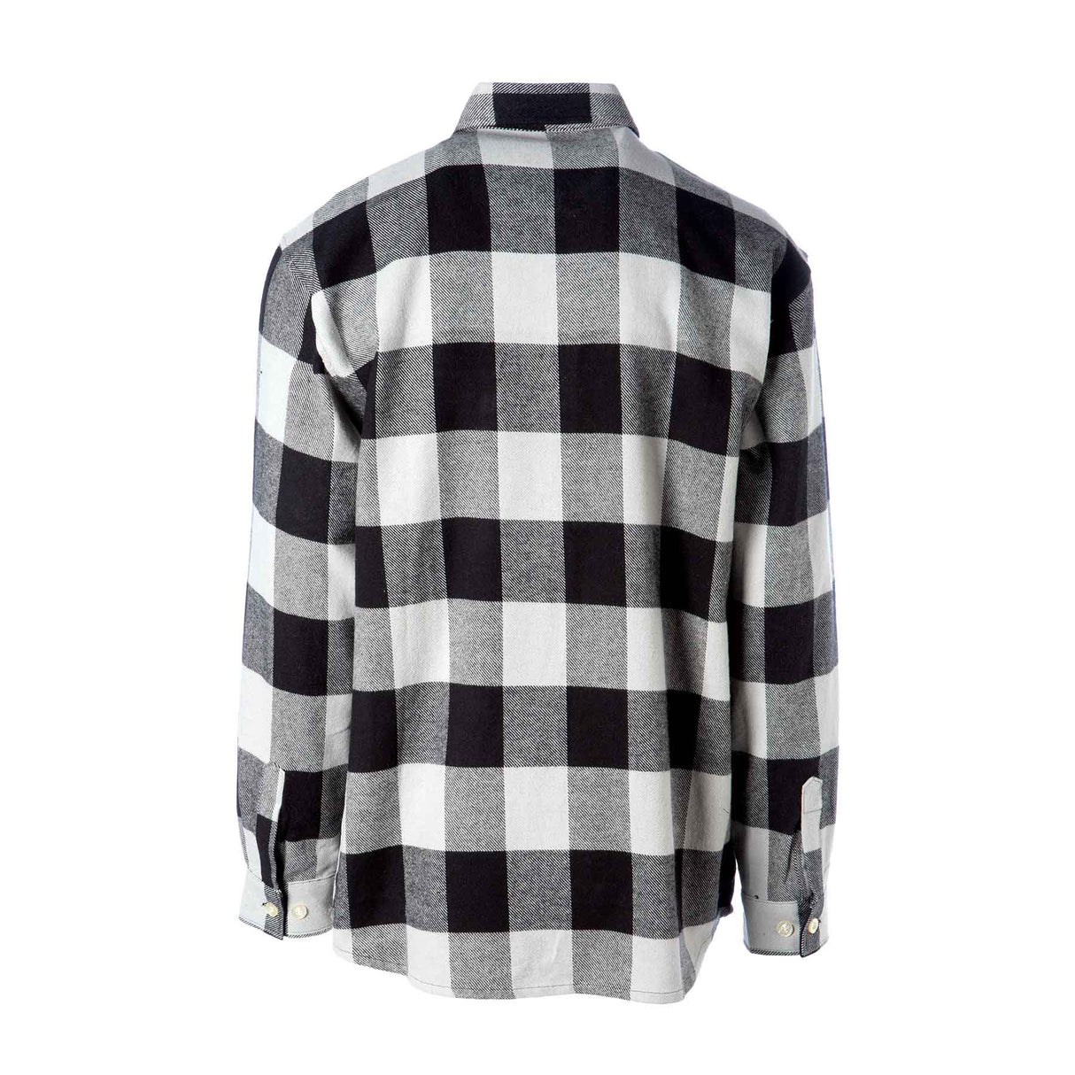 Extra Heavyweight Flannel Shirt- Grey Plaid - SGT GRIT