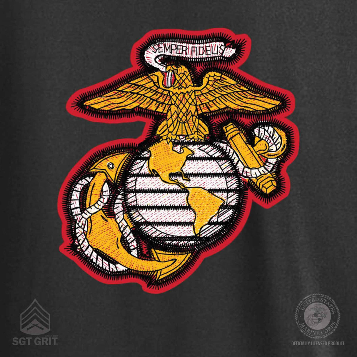 Under Armour Tech Polo With EGA - SGT GRIT