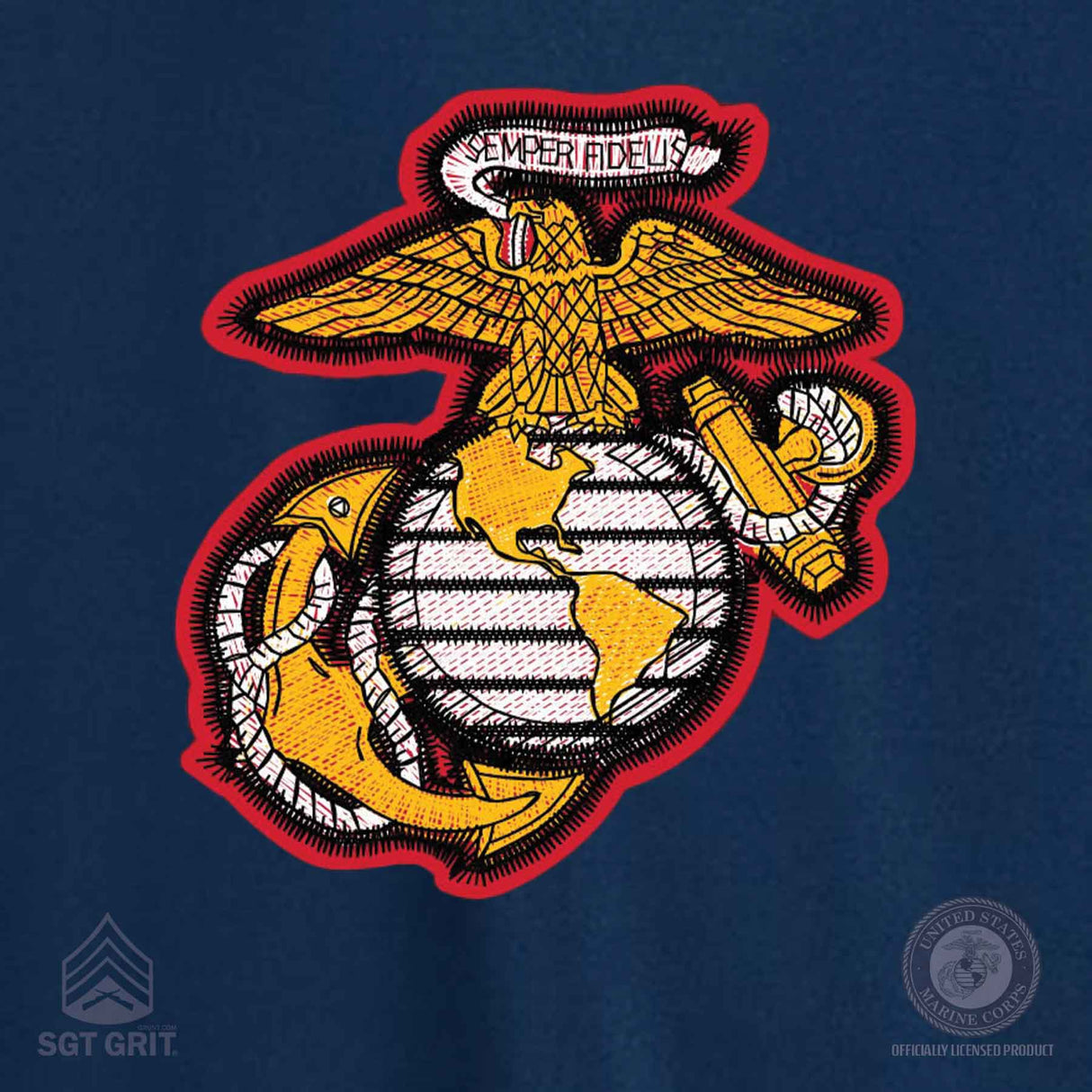 Under Armour Tech Polo With EGA - SGT GRIT