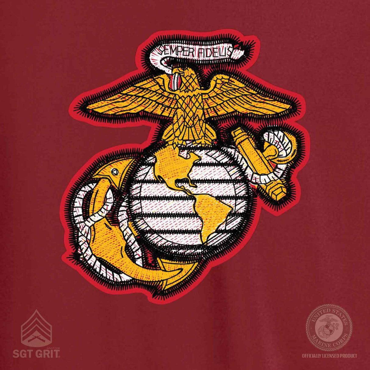 Under Armour Tech Polo With EGA - SGT GRIT