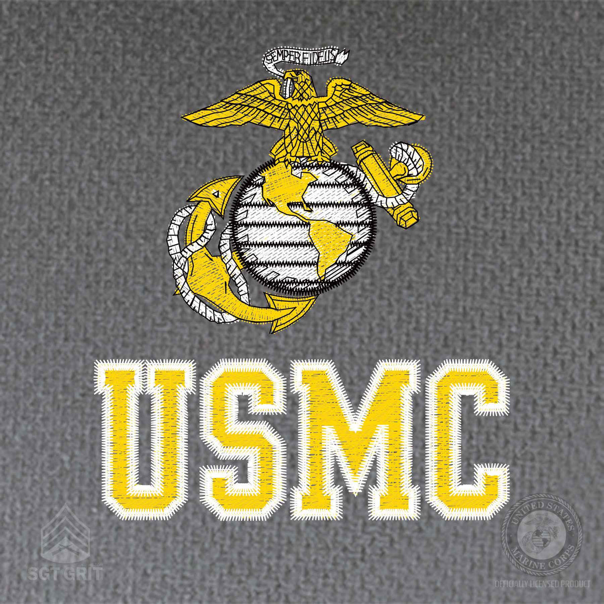 Under Armour USMC Tech Polo 2.0 - SGT GRIT