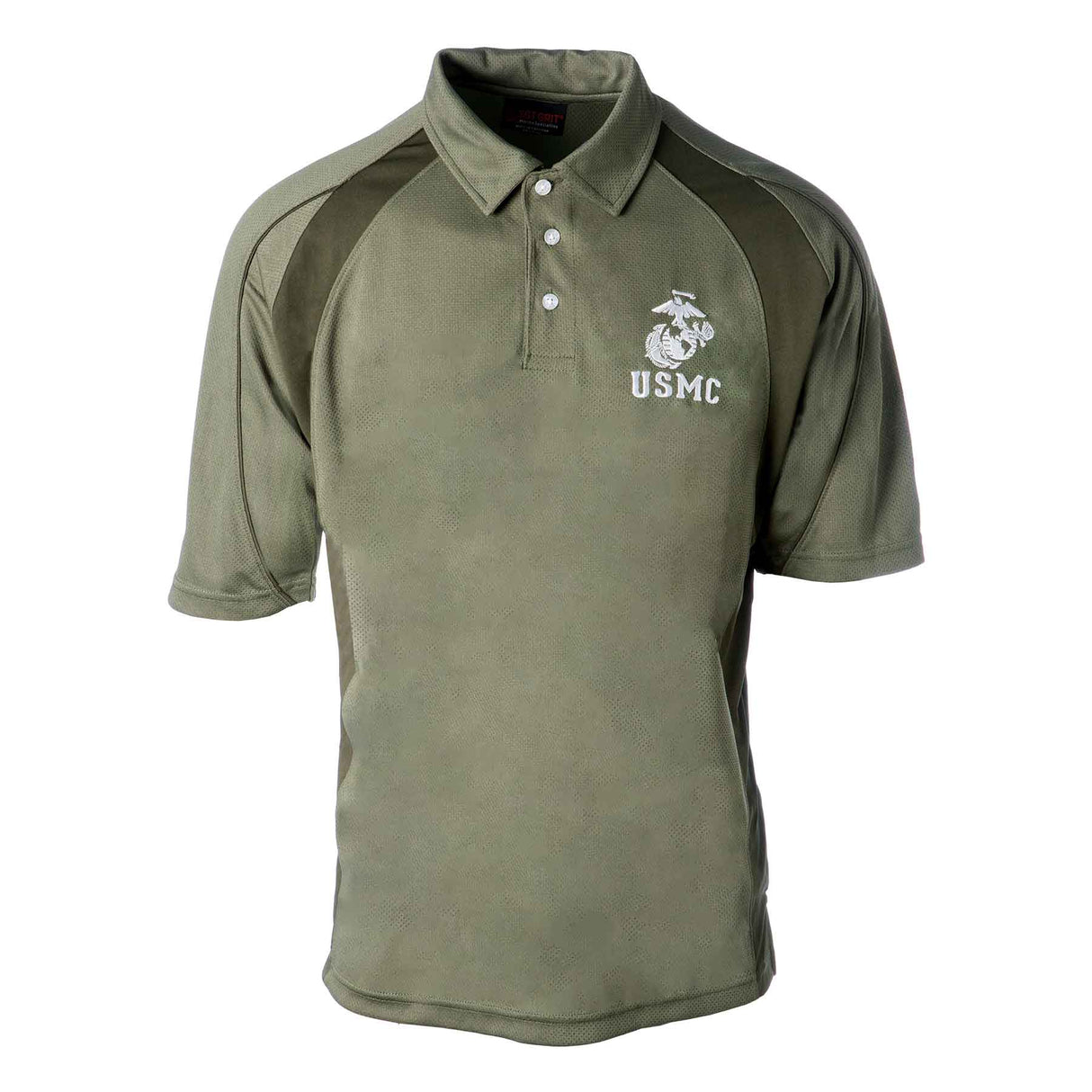 EGA USMC Performance Polo – OD Green - SGT GRIT