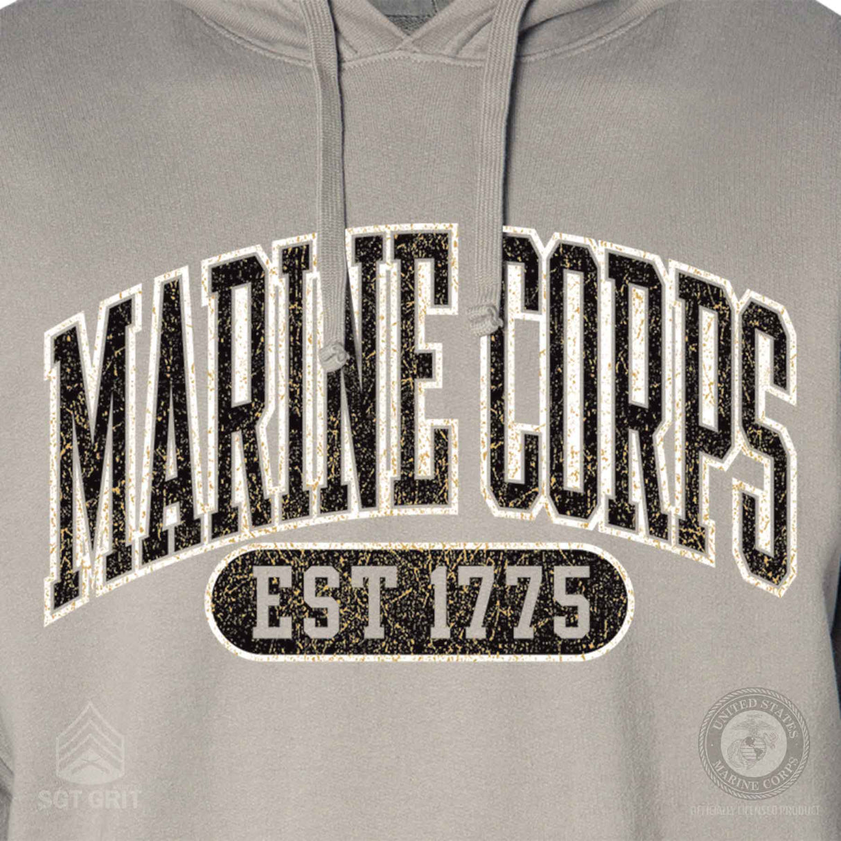 ComfortWash USMC Est. 1775 Hoodie - SGT GRIT