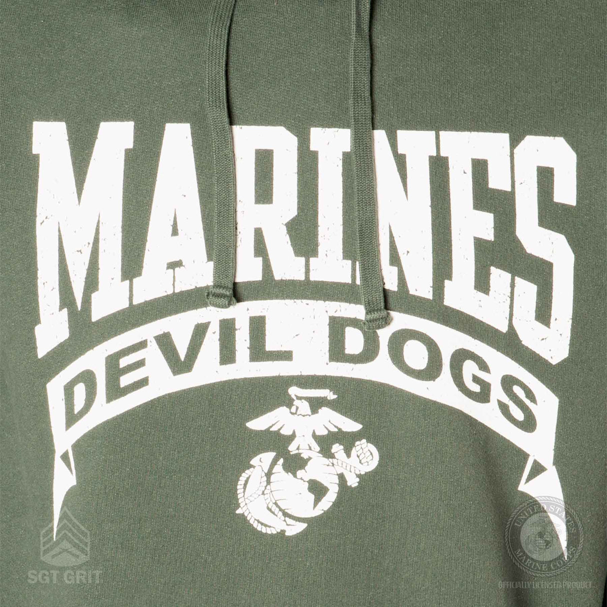ComfortWash Marines Devil Dogs Hoodie - SGT GRIT