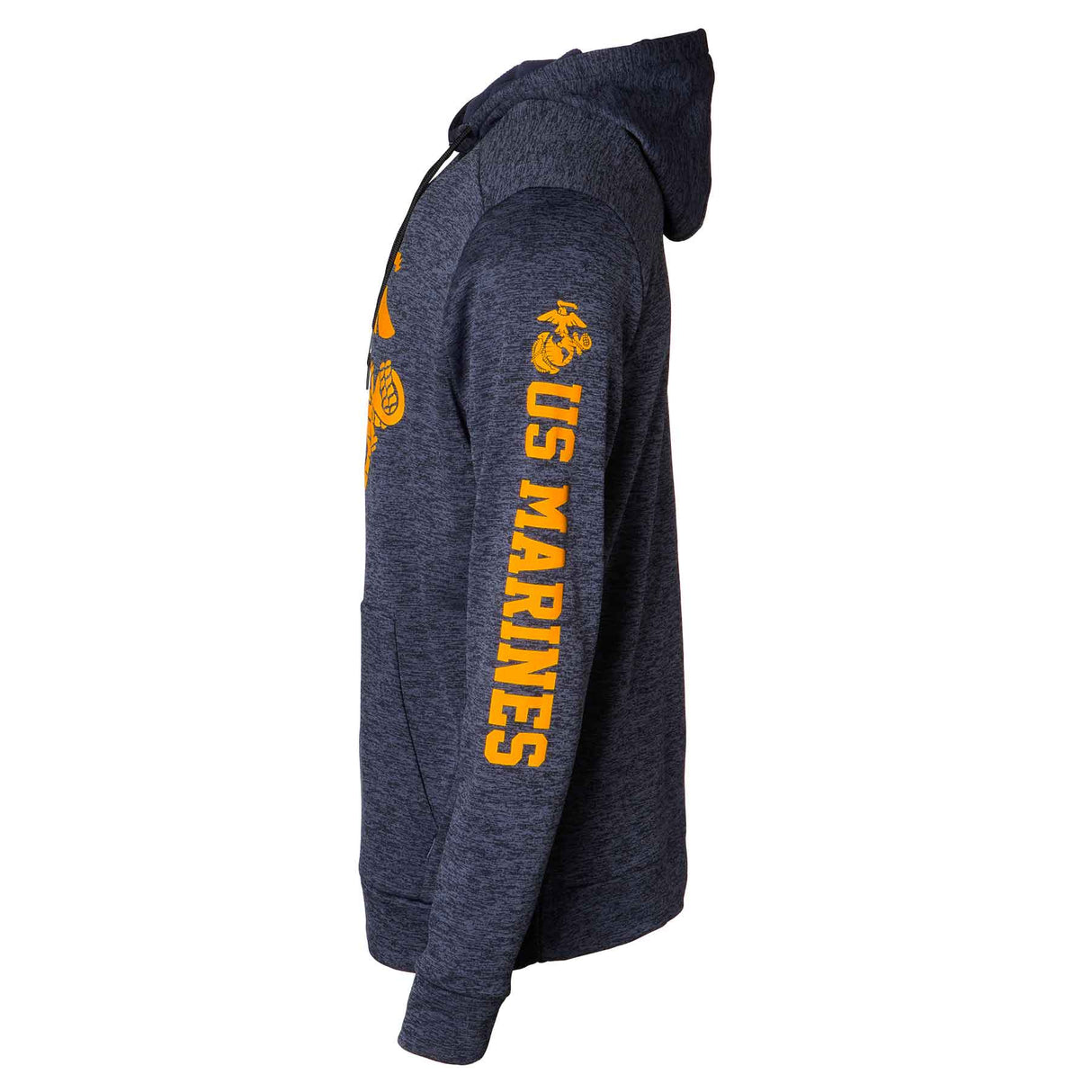 Eagle, Globe, and Anchor Under Armour Fleece Hoodie- Navy - SGT GRIT