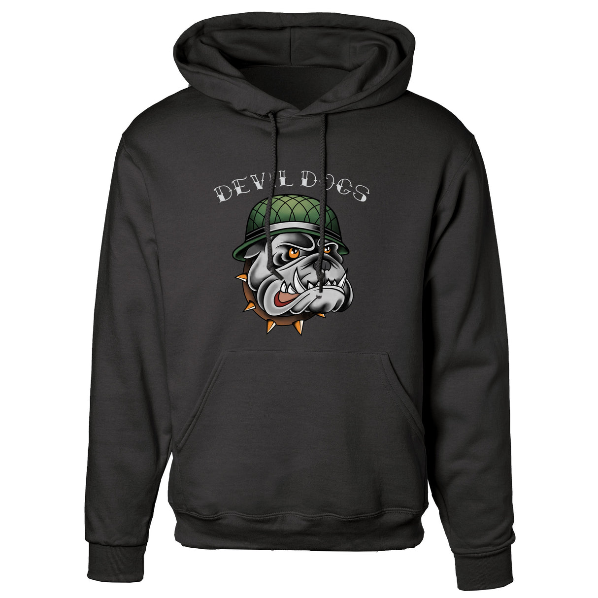 USMC Vintage Tattoo Devil Dogs Hoodie - SGT GRIT