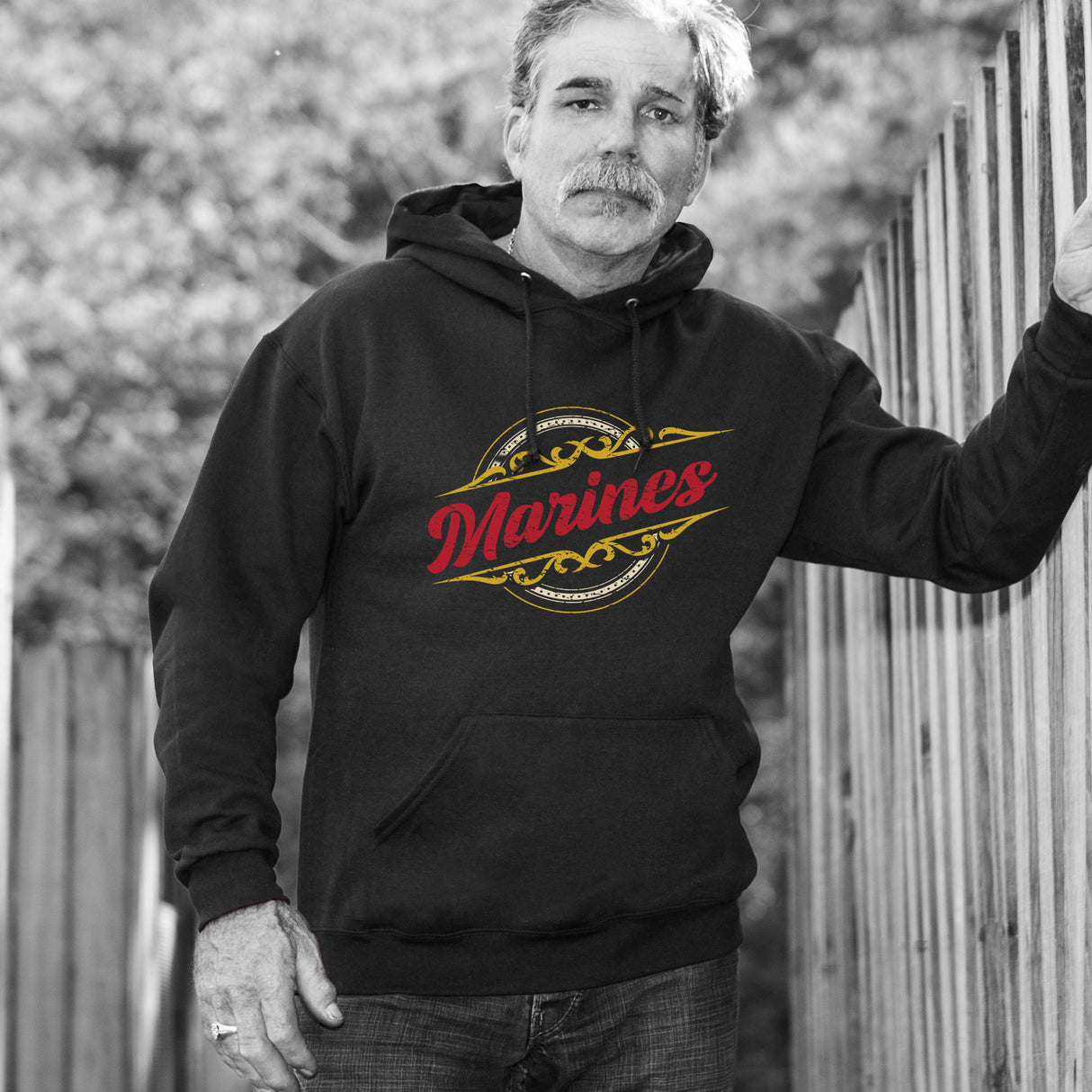 Classy Vintage Marines Hoodie - SGT GRIT