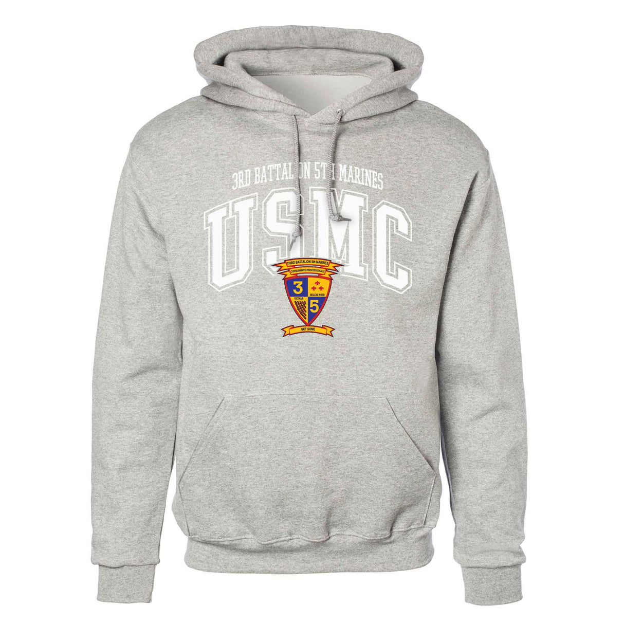 3rd Battalion 5th Marines Arched Hoodie - SGT GRIT
