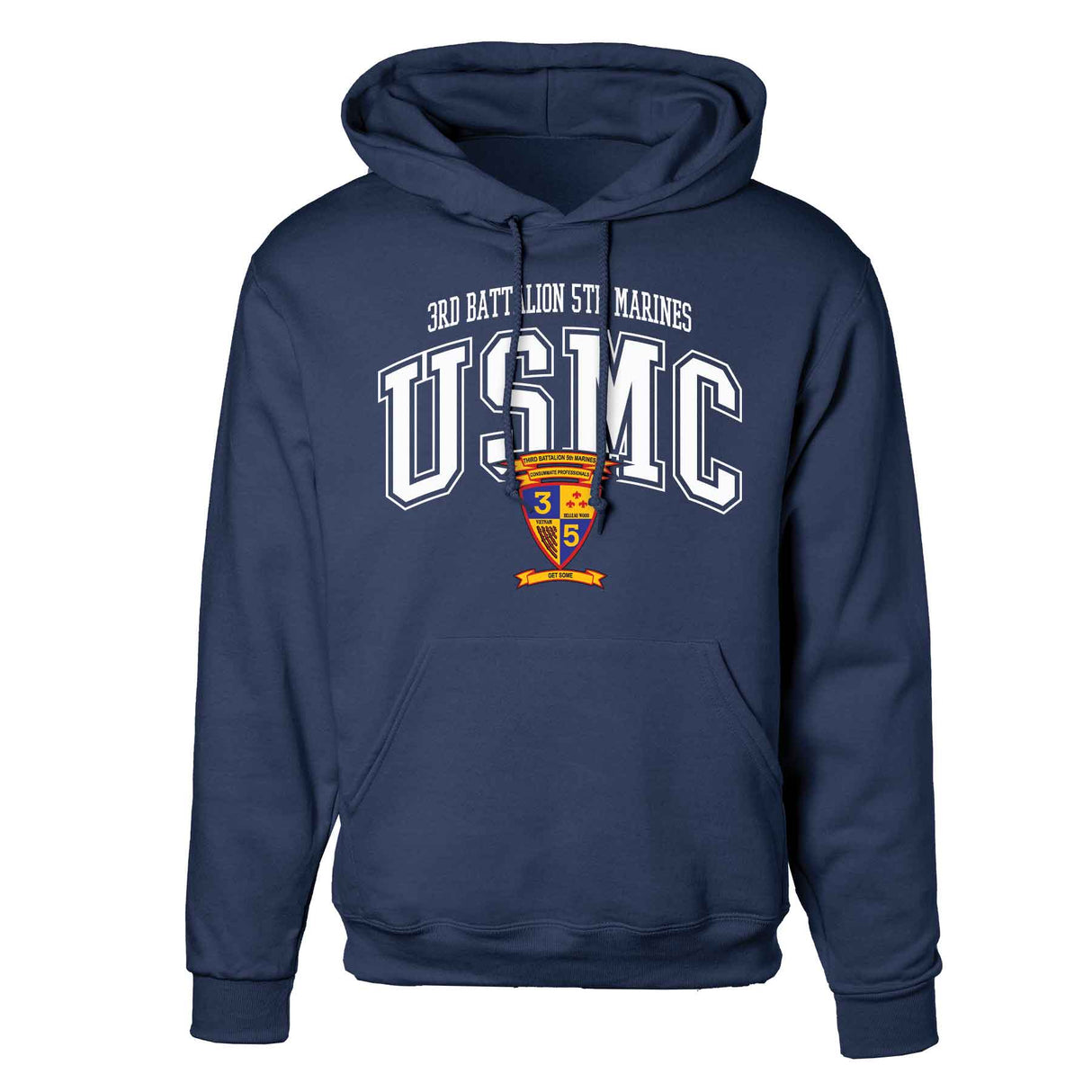 3rd Battalion 5th Marines Arched Hoodie - SGT GRIT