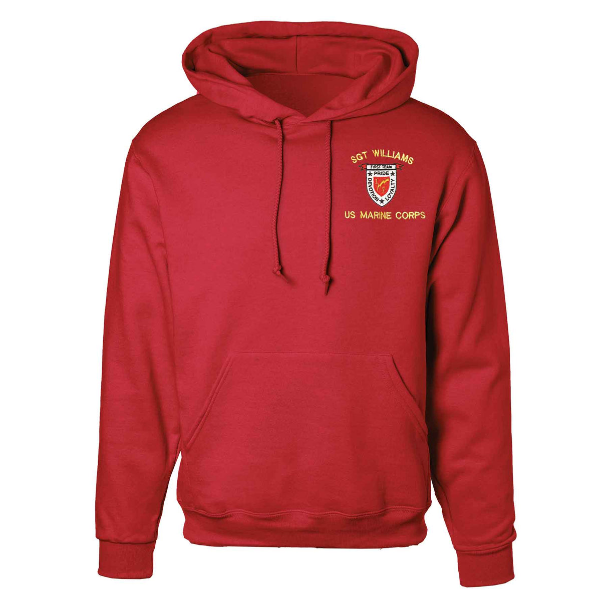 1st Battalion 7th Marines Embroidered Hoodie - SGT GRIT