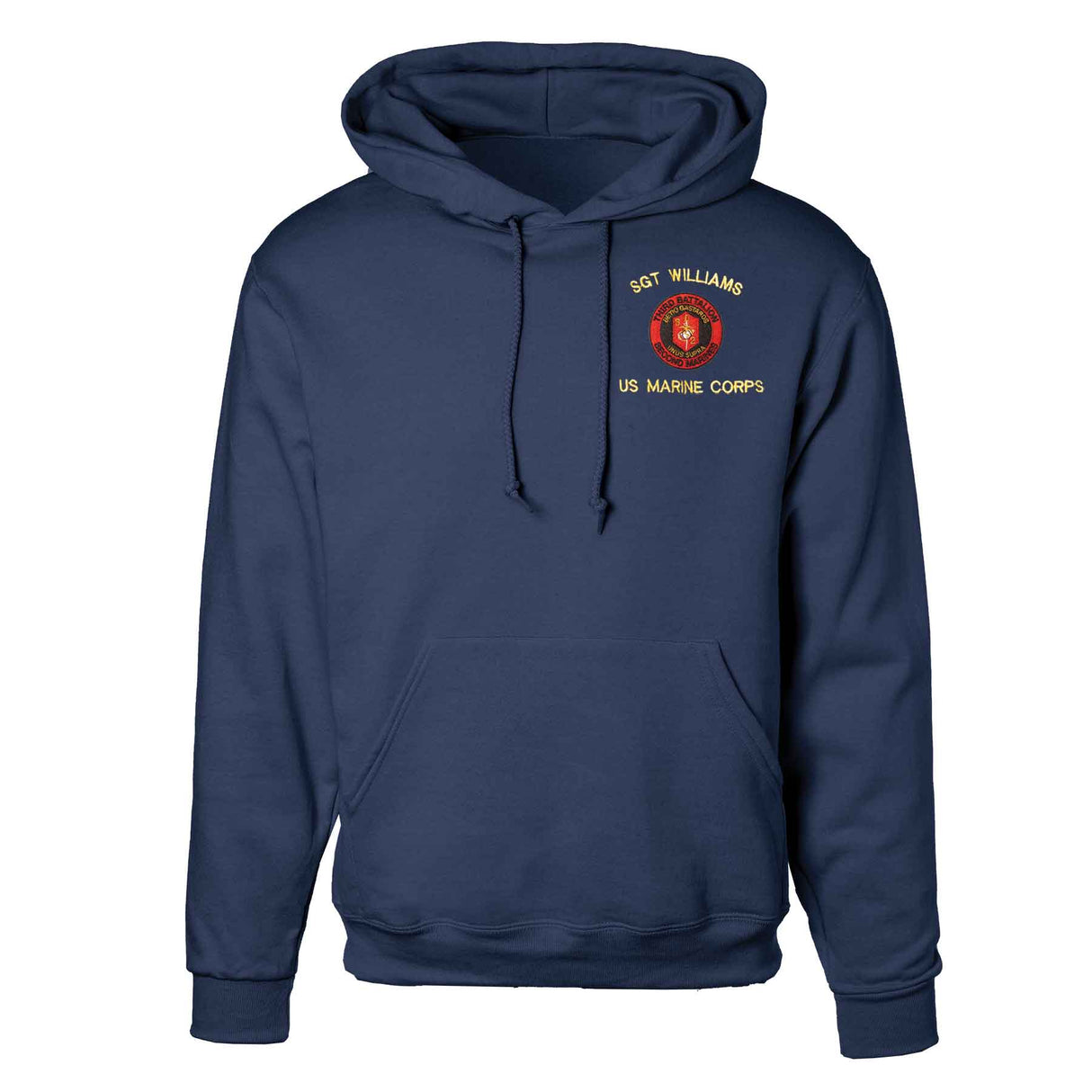 3rd Battalion 2nd Marines Embroidered Hoodie - SGT GRIT