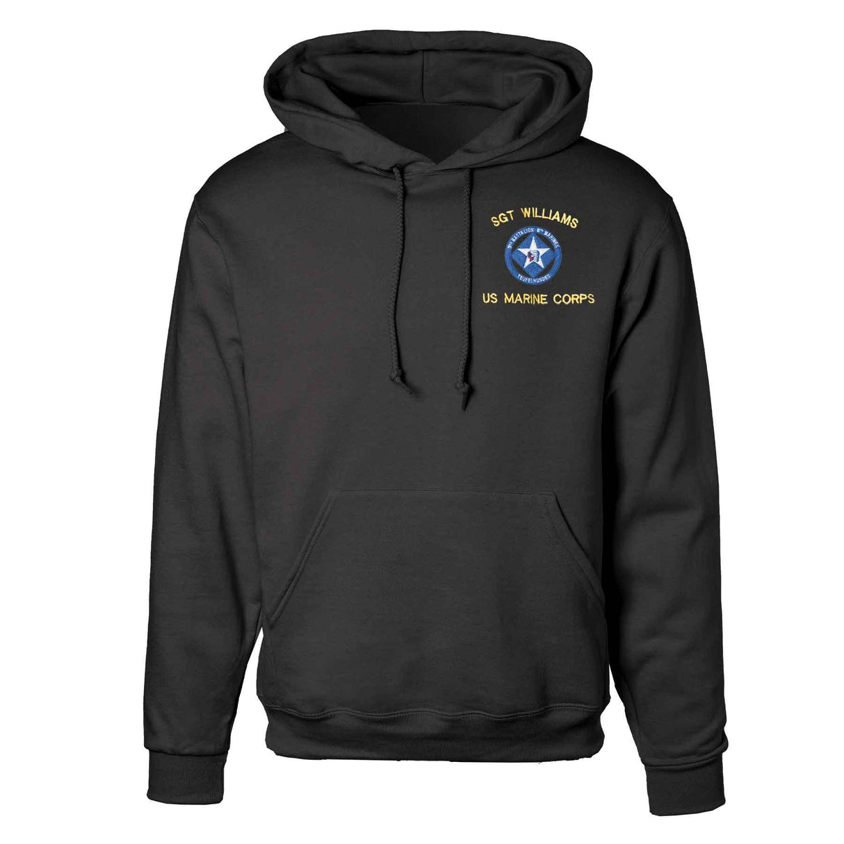3rd Battalion 6th Marines Embroidered Hoodie - SGT GRIT