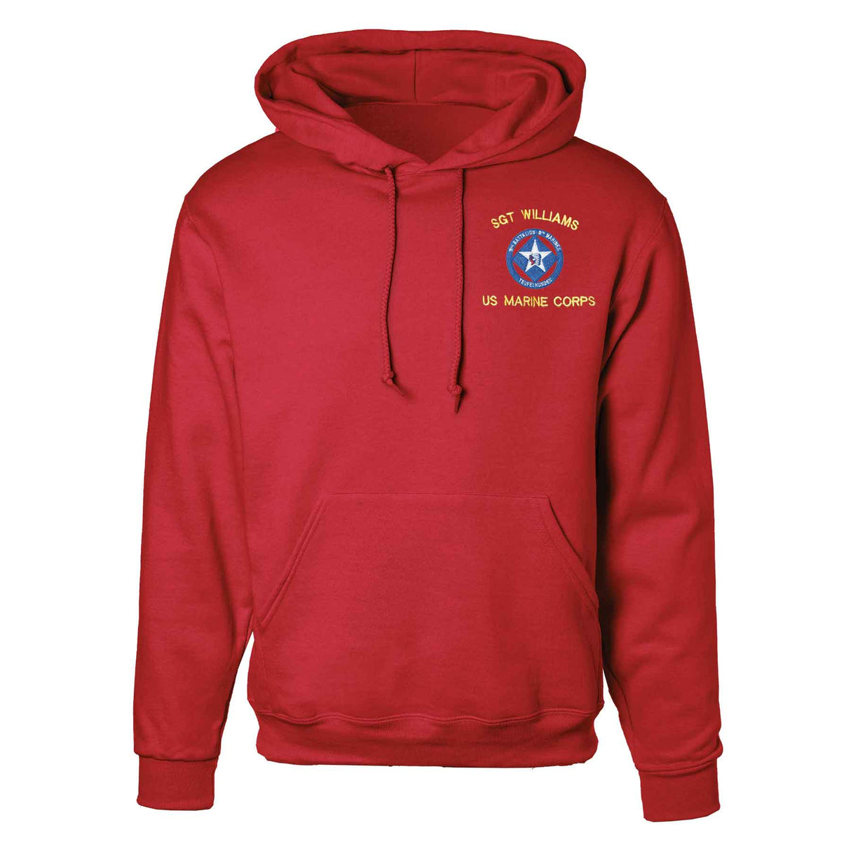 3rd Battalion 6th Marines Embroidered Hoodie - SGT GRIT