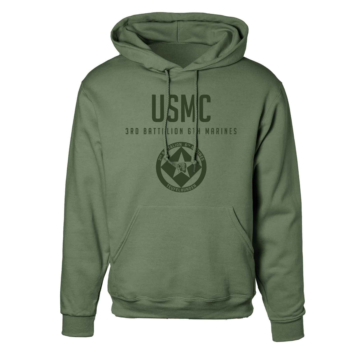 3rd Battalion 6th Marines Tonal Hoodie - SGT GRIT