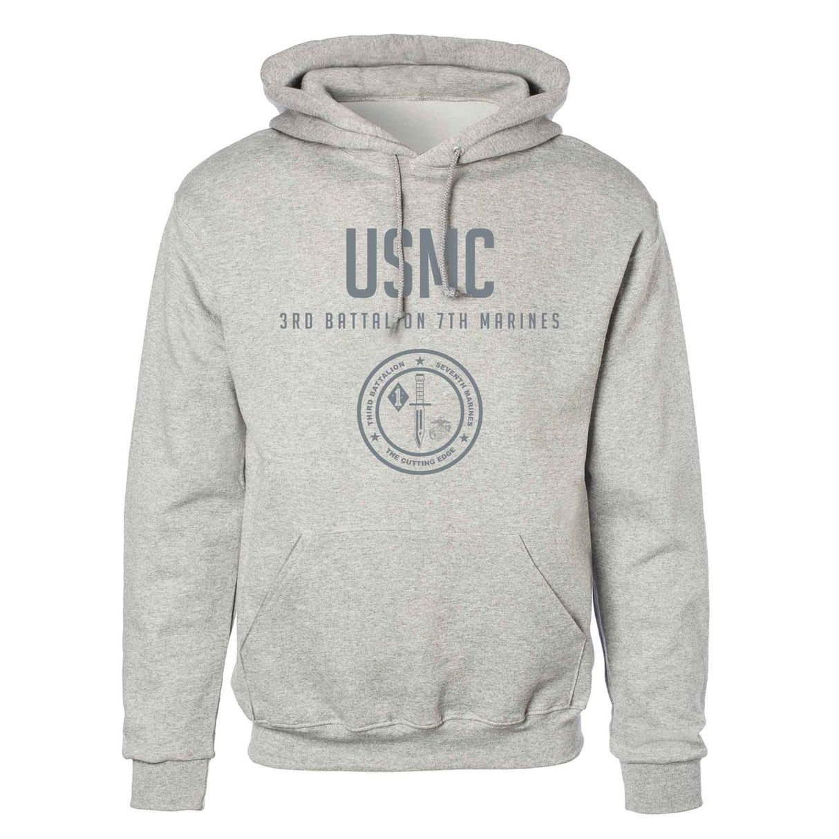 3rd Battalion 7th Marines Tonal Hoodie - SGT GRIT