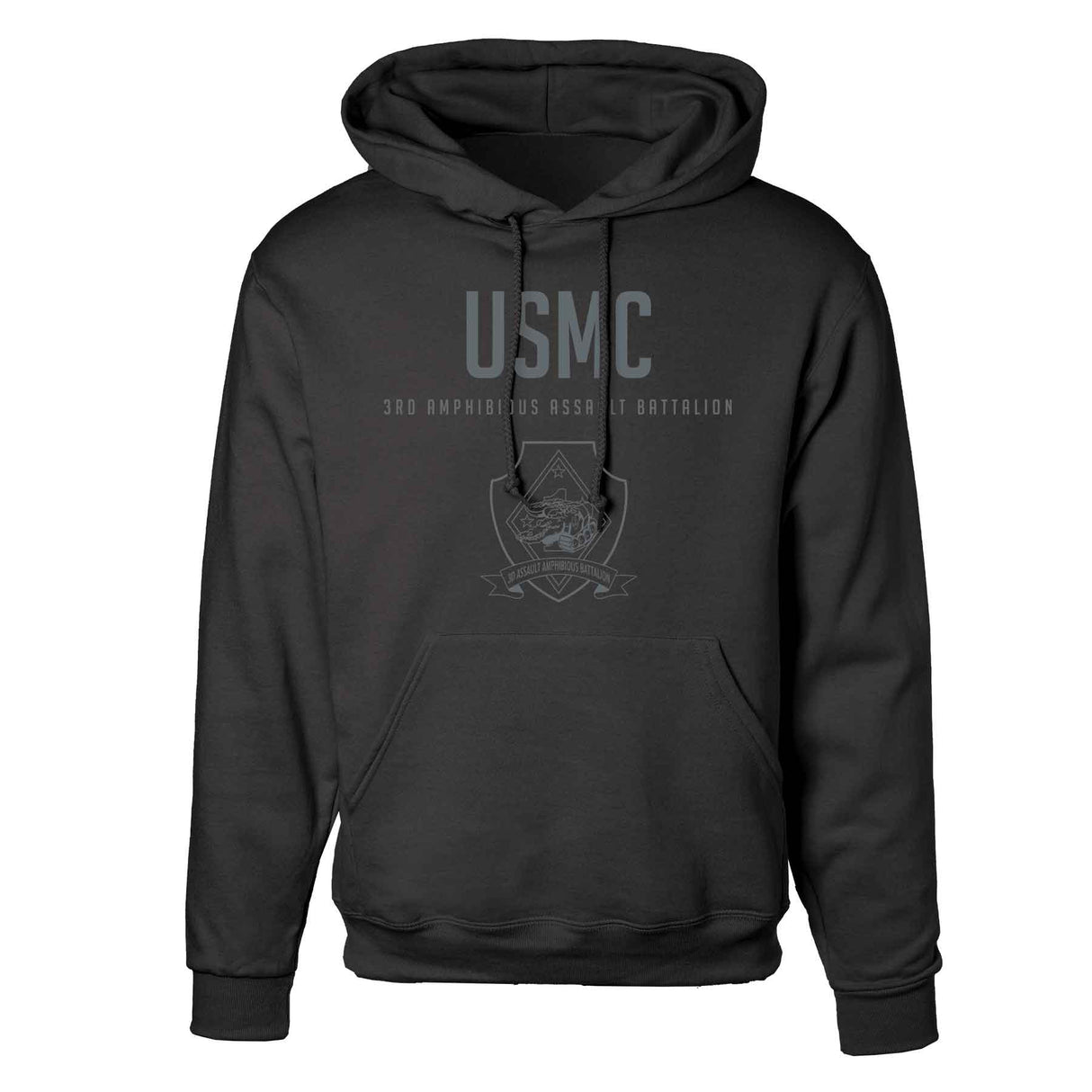 3rd Amphibious Assault Bn Tonal Hoodie - SGT GRIT