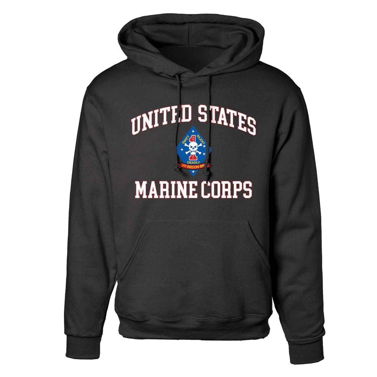 1st Recon Battalion USMC Hoodie - SGT GRIT