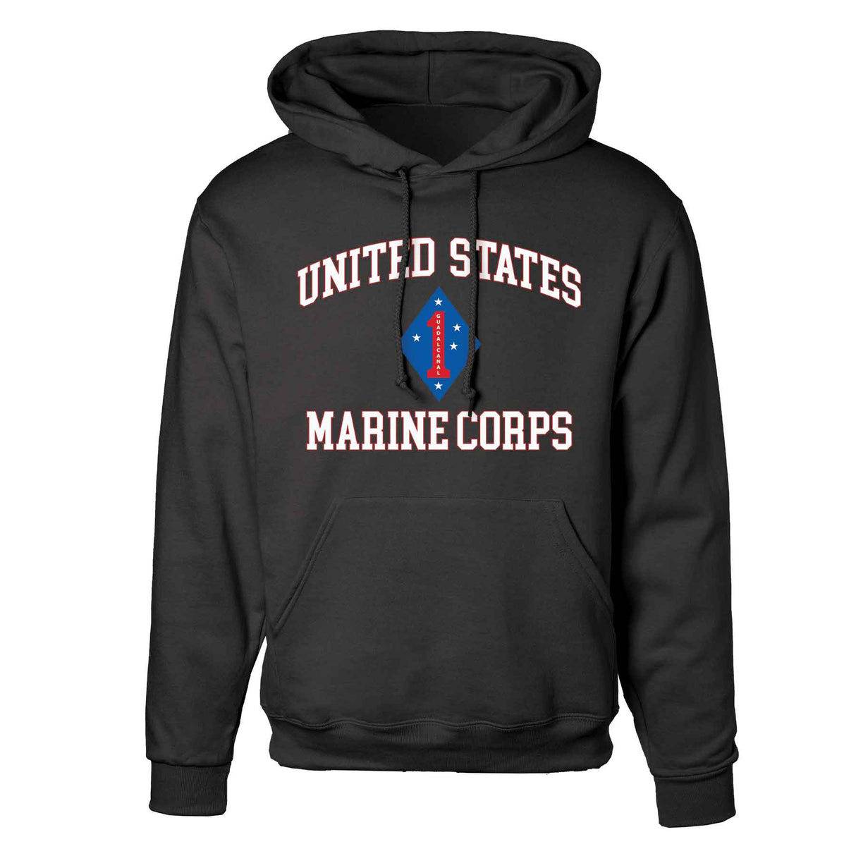 Guadalcanal 1st Marine Division USMC Hoodie - SGT GRIT