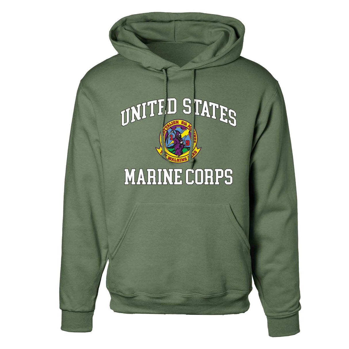 1st Battalion 9th Marines USMC Hoodie - SGT GRIT