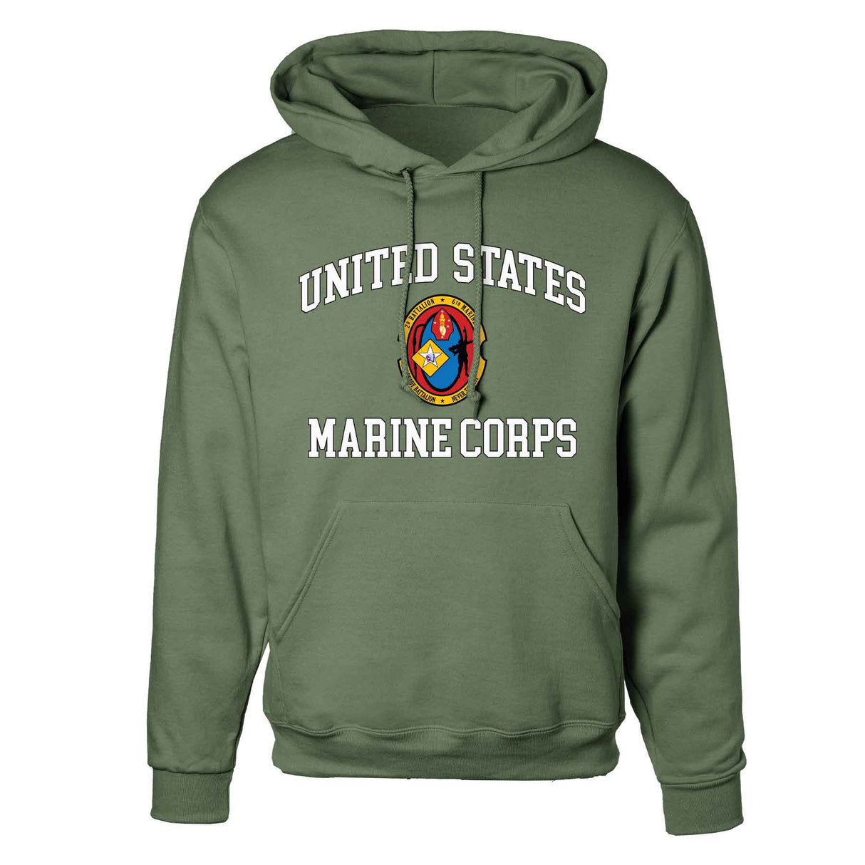 2nd Battalion 6th Marines USMC Hoodie - SGT GRIT