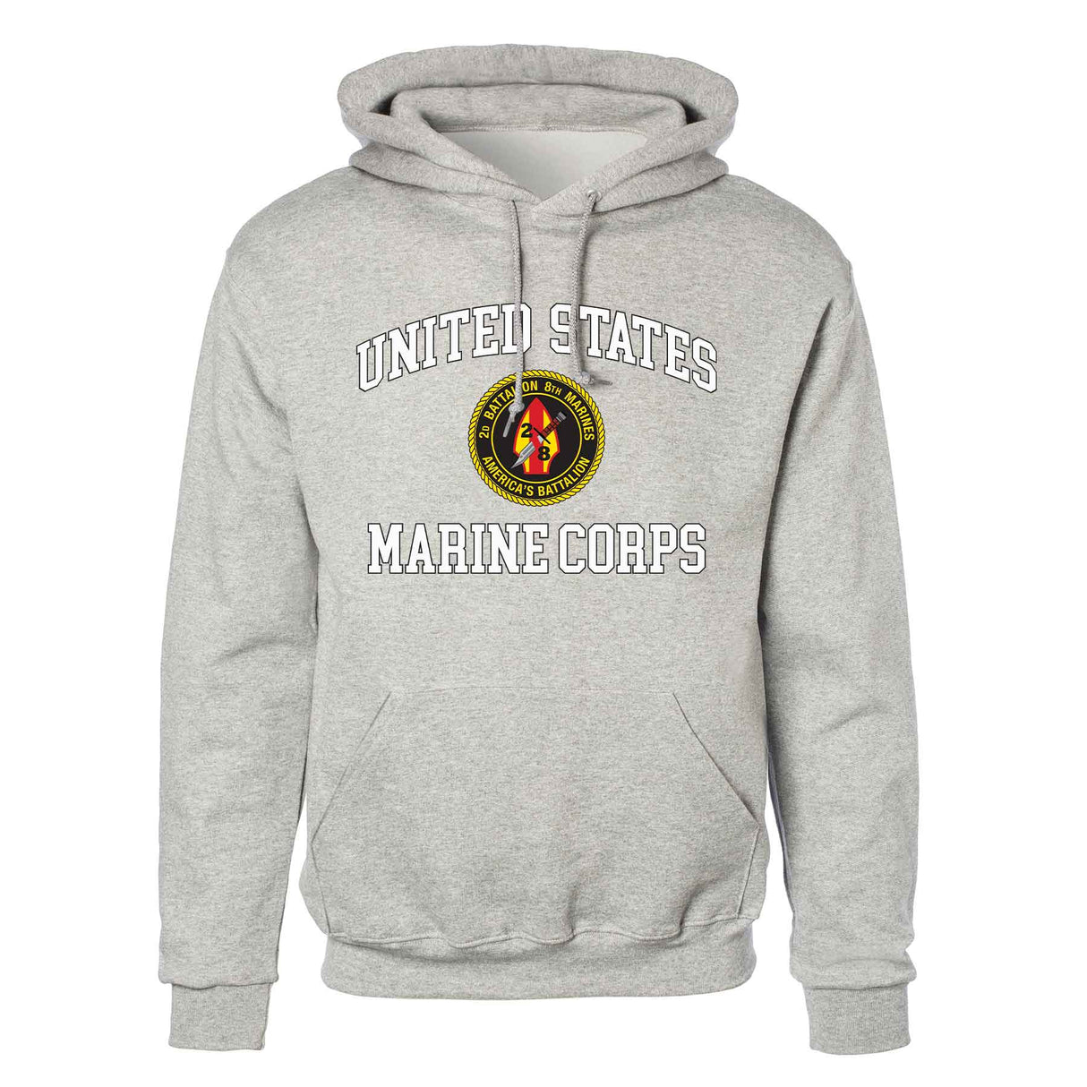 2nd Battalion 8th Marines USMC Hoodie - SGT GRIT