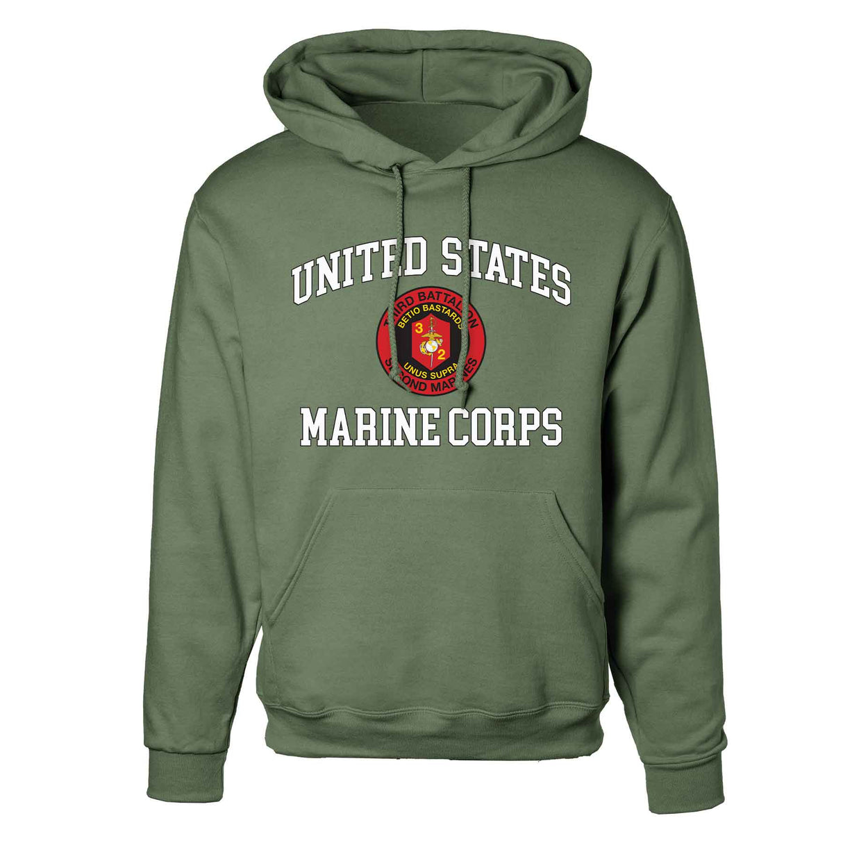 3rd Battalion 2nd Marines USMC Hoodie - SGT GRIT