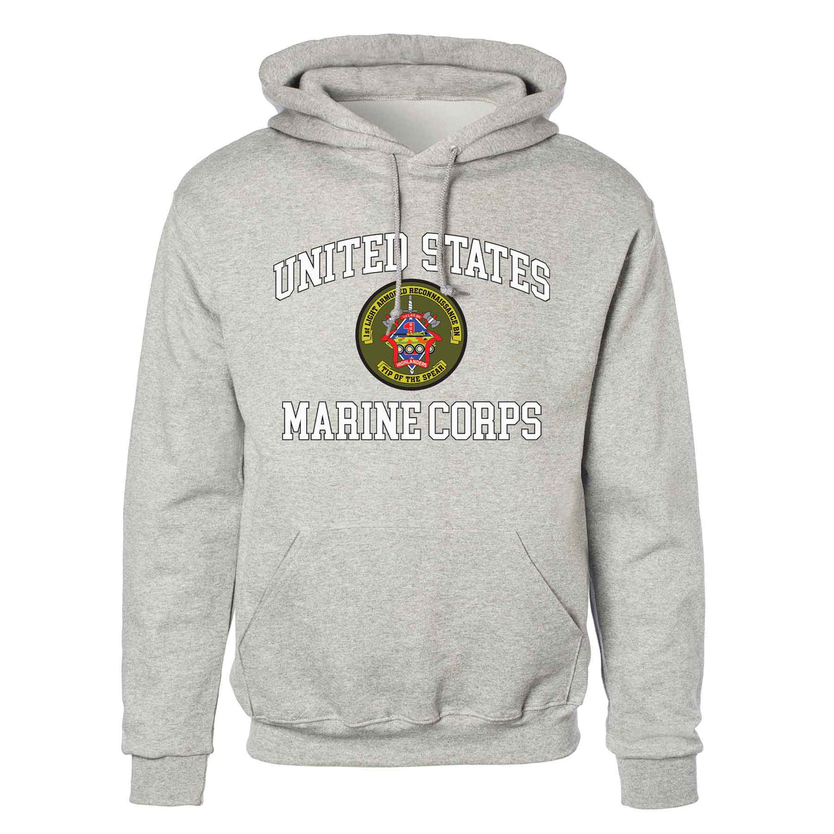 1st LAR Battalion USMC Hoodie - SGT GRIT
