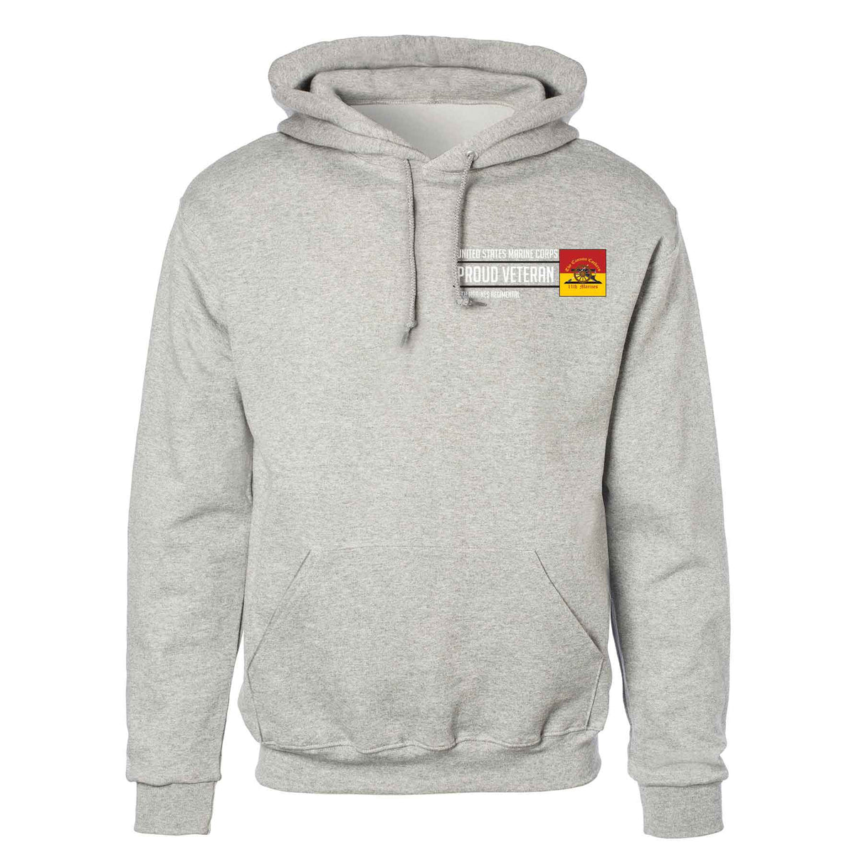 11th Marines Regimental Proud Veteran Hoodie - SGT GRIT
