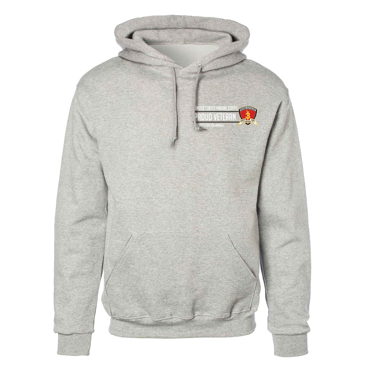 2nd Battalion 3rd Marines Proud Veteran Hoodie - SGT GRIT