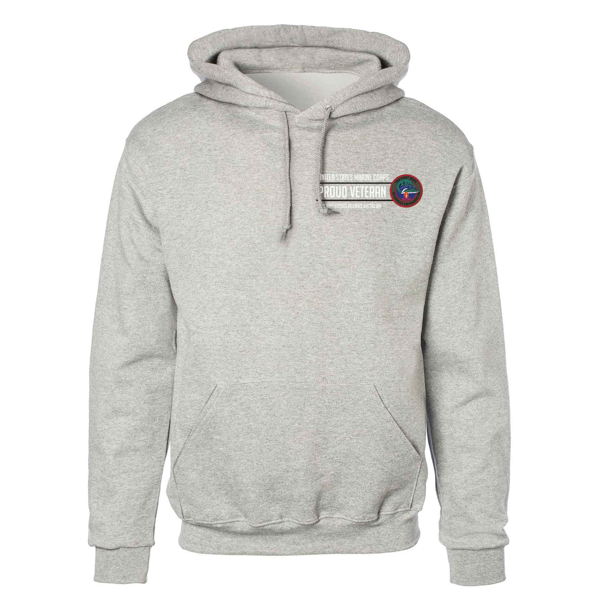 2nd Assualt Amphibious Bn Proud Veteran Hoodie - SGT GRIT