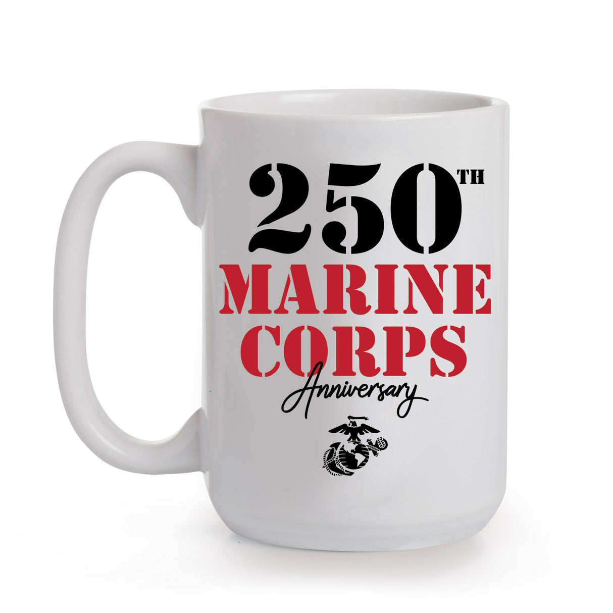 USMC 250th Anniversary Stencil Mug - SGT GRIT