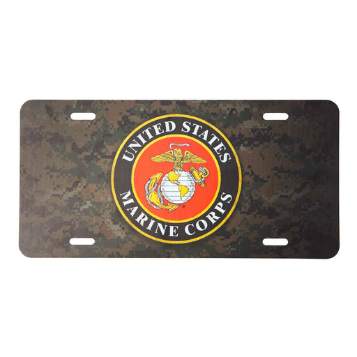 USMC Marpat Camo License Plate - SGT GRIT