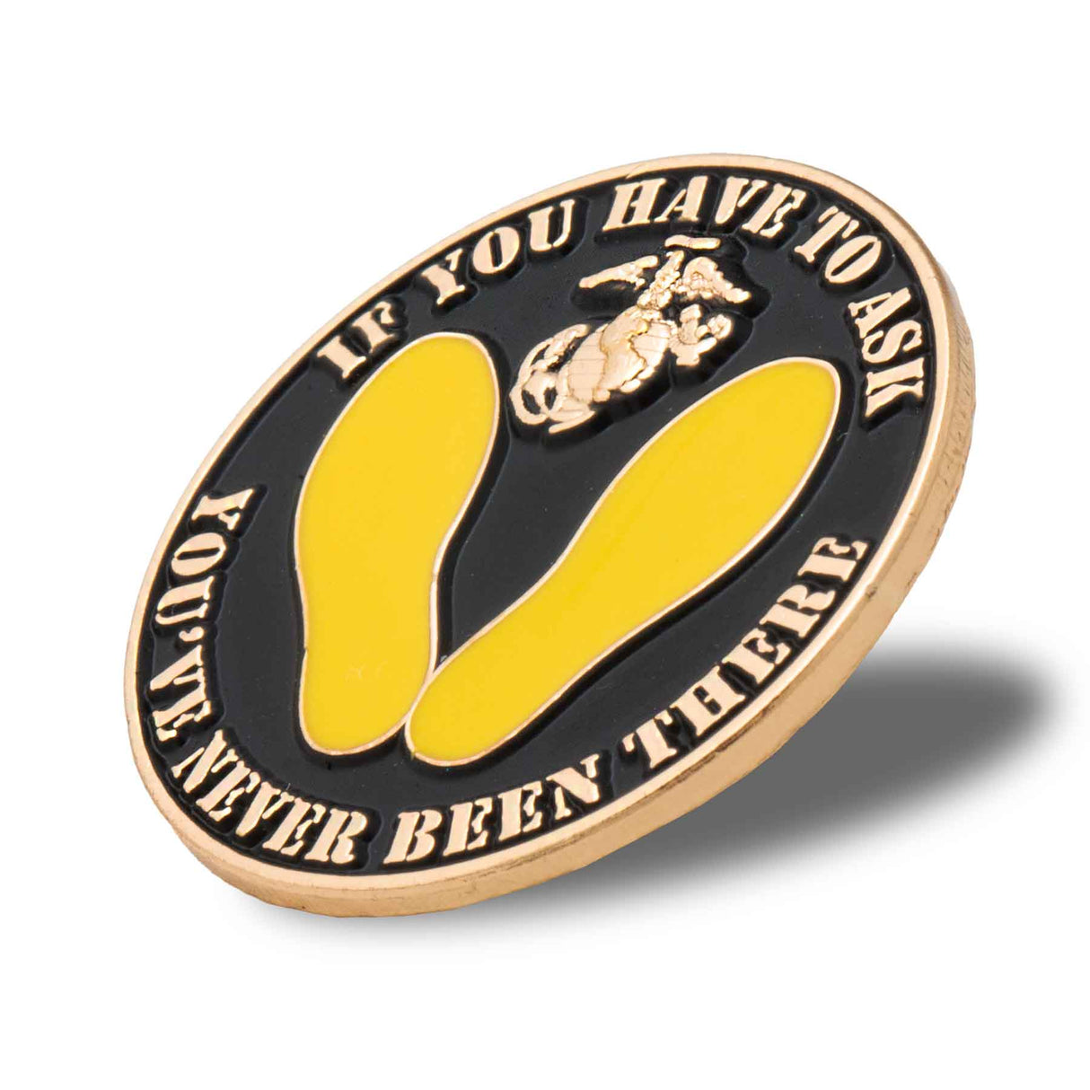 USMC Yellow Footprints Pin - SGT GRIT