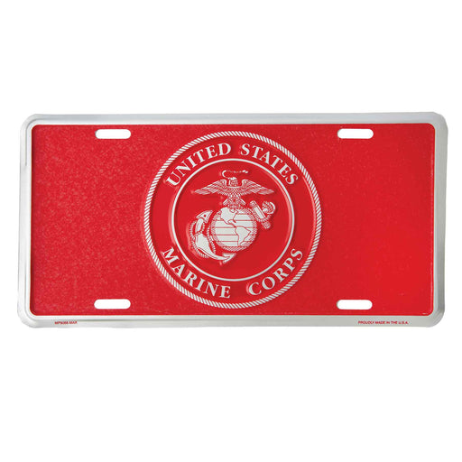 USMC Seal Mosaic License Plate - SGT GRIT
