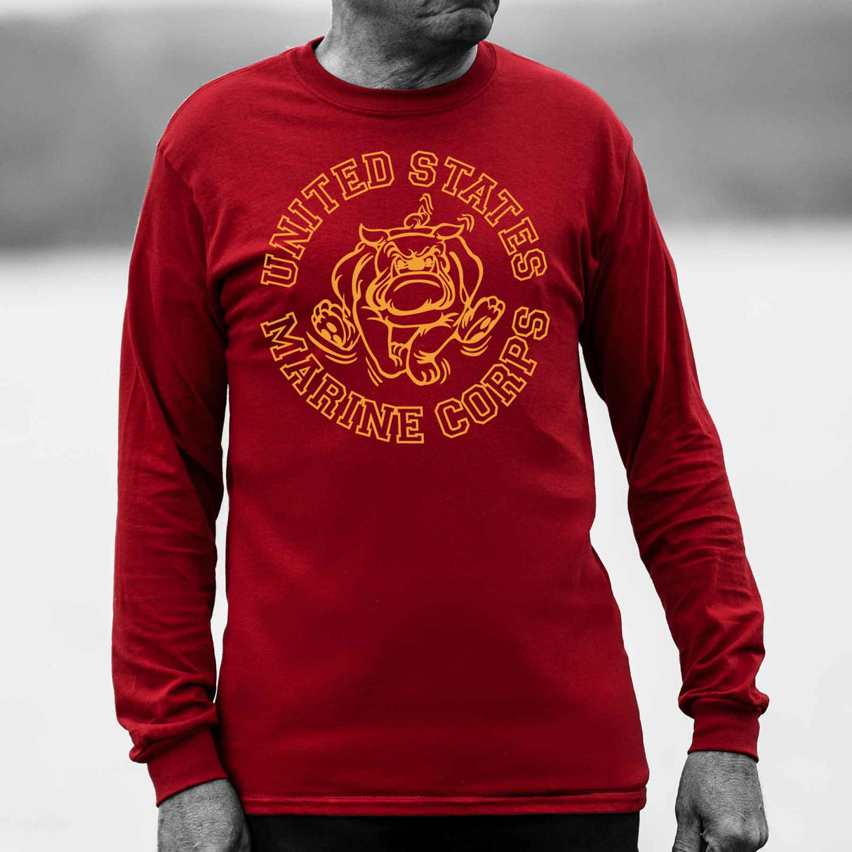 Vintage Bulldog Long Sleeve T-shirt - SGT GRIT