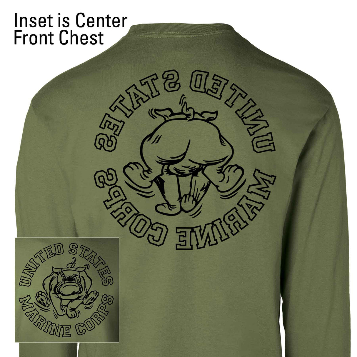 Vintage Bulldog Long Sleeve T-shirt - SGT GRIT