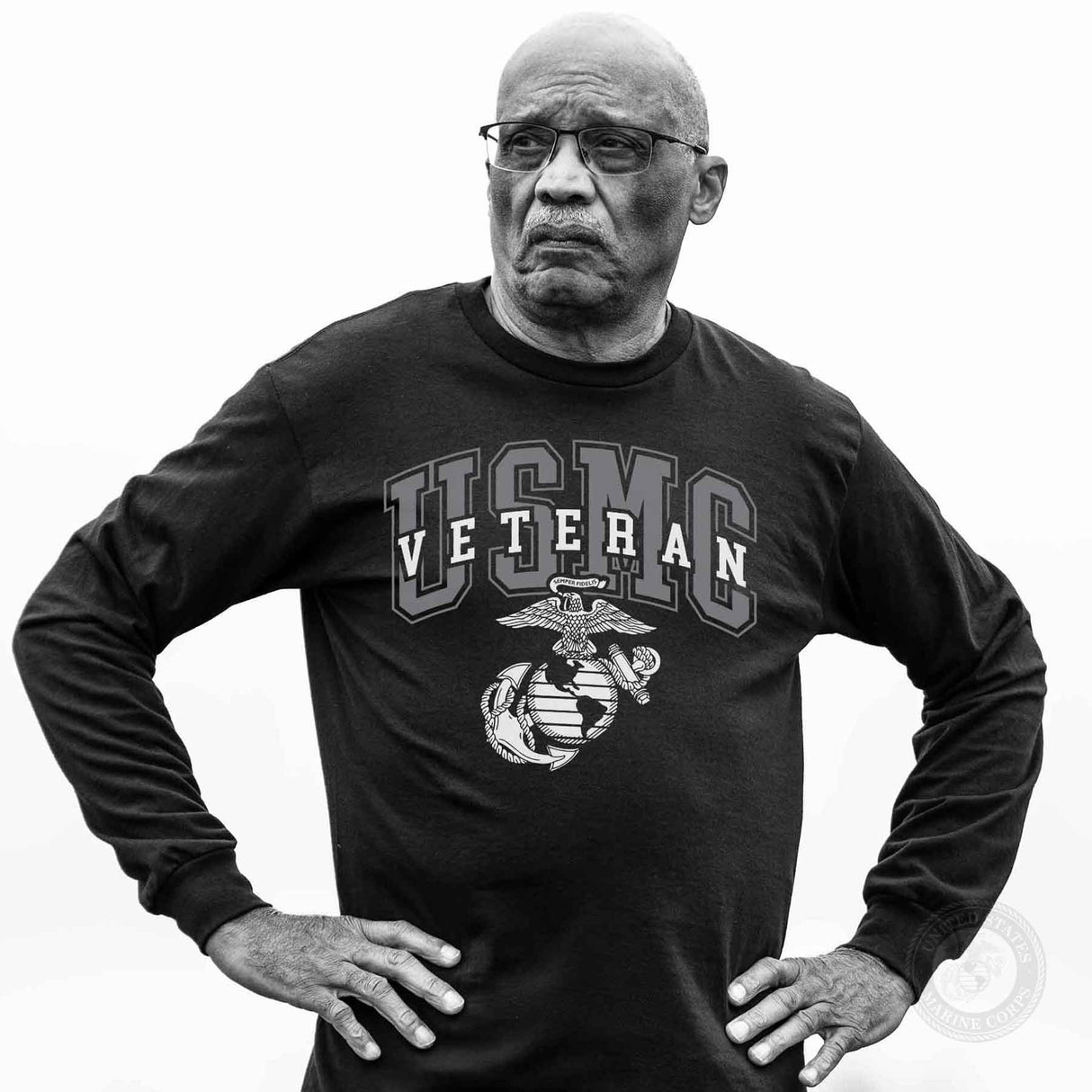 USMC Veteran Overlay Long Sleeve - SGT GRIT